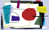 Composition 2 bleu-white - View 1