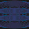 Eyes Wide Open Trio violett-bleu-black