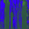 Straight Upright blue-apple