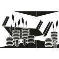 Perspektive Vases black-white - Thumbnail View 1