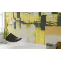 Squares Dropping grey-yellow - Thumbnail View 1