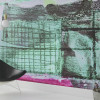 Grid Falling mint - View 1