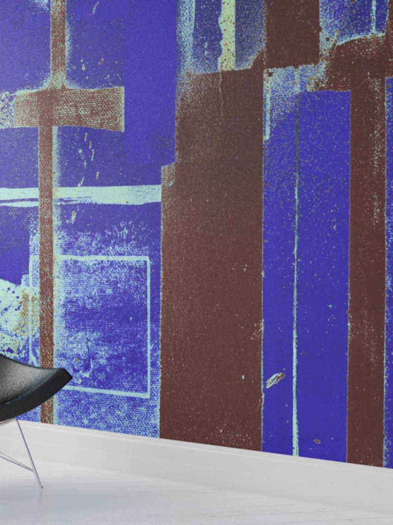 Cuboids Linedup blue-mocca - View 1
