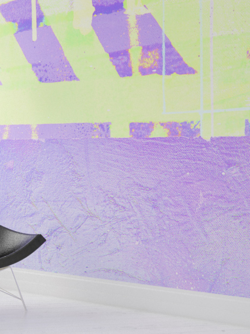 Alleys Rainy yellow-violett - View 1