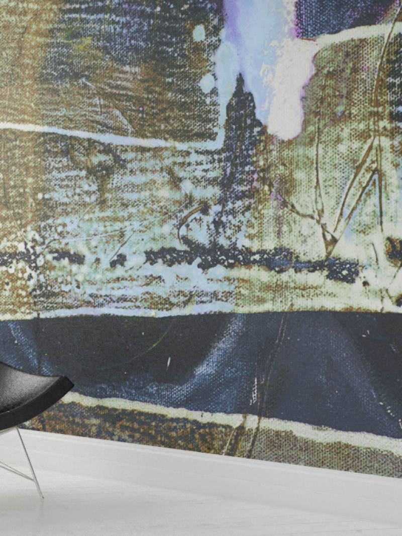 Tracks Imbricating petrol-braun - View 1