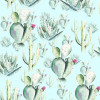 Prickly Pear Watercolor - Slider Item - View 1