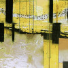 Squares Dropping grey-yellow - Thumbnail View 1
