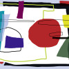 Composition 2 bleu-white - Thumbnail View 1