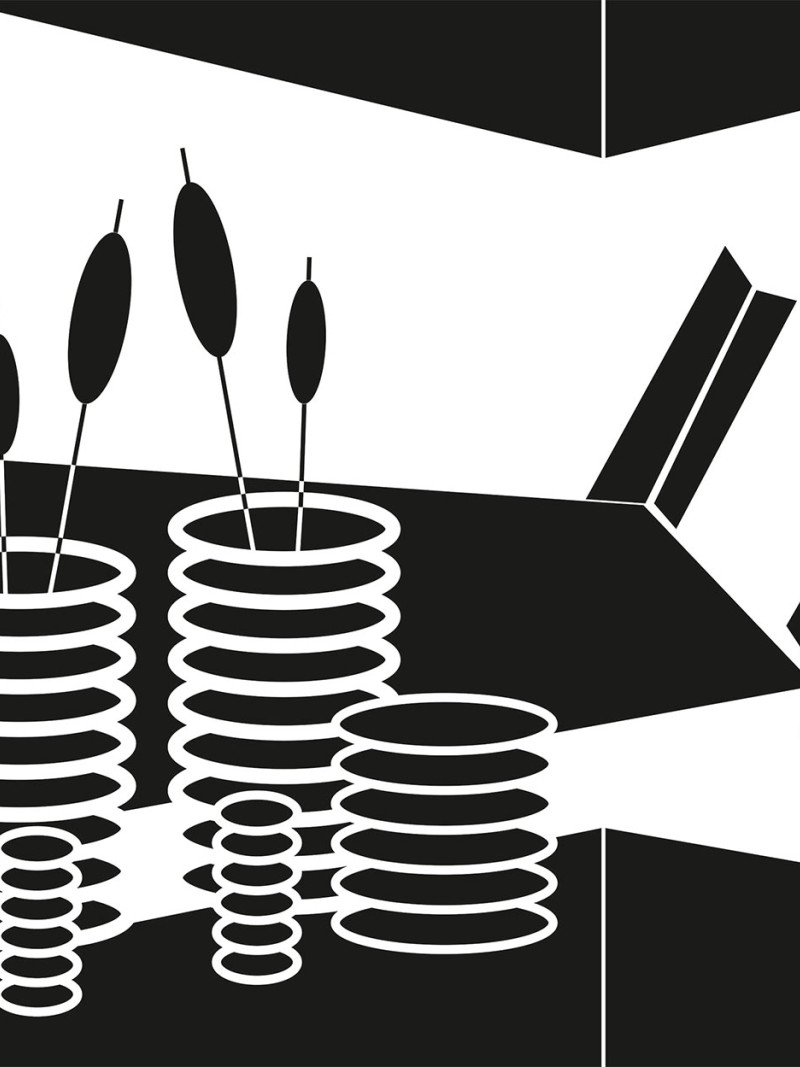 Perspektive Vases black-white - Thumbnail View 1