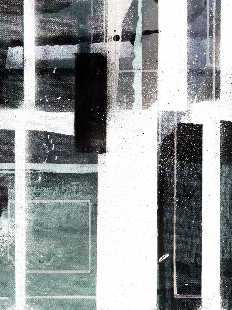 Cuboids Linedup grey-green - Thumbnail View 1