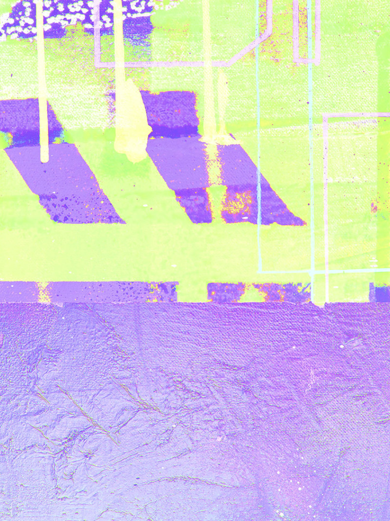 Alleys Rainy yellow-violett - Thumbnail View 1