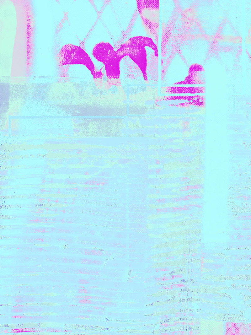 Rhombus Hiding bleu-pink - Thumbnail View 1