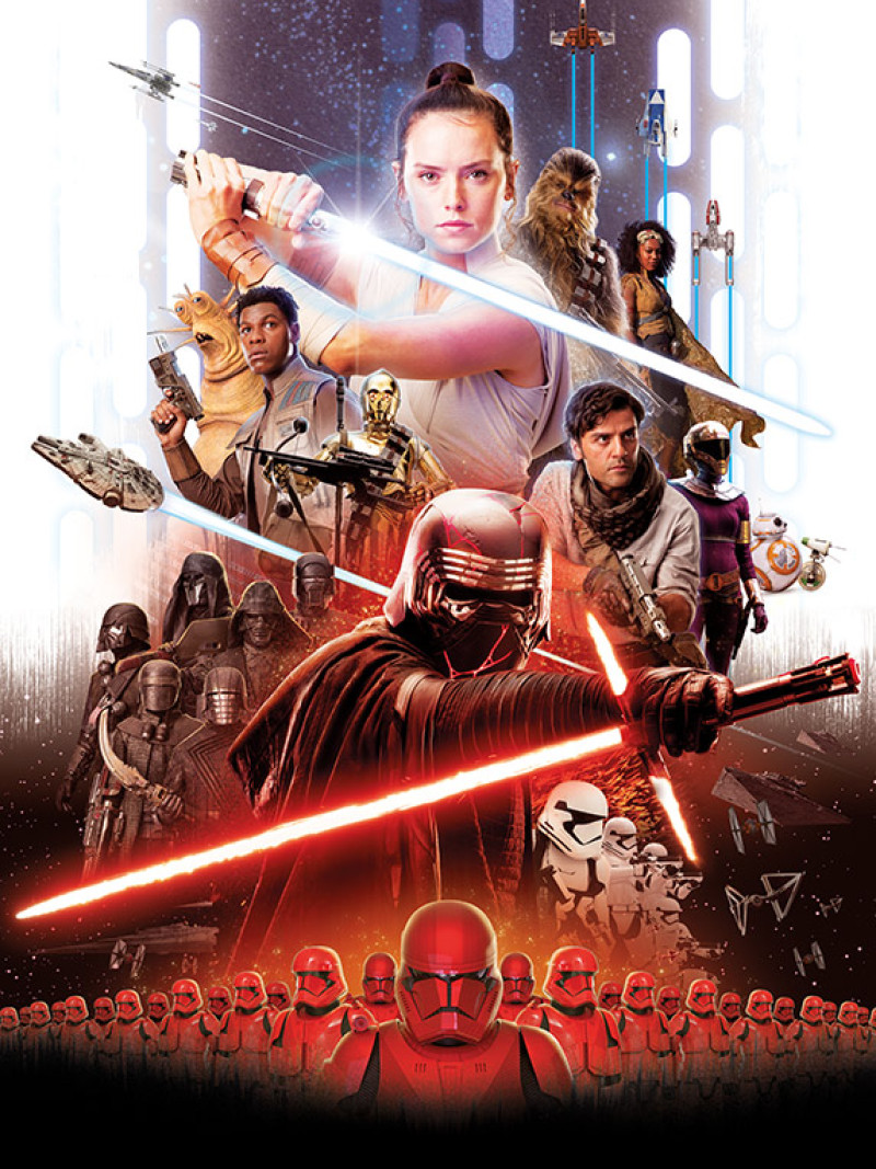 Star Wars Movie Poster Rey - Thumbnail View 1