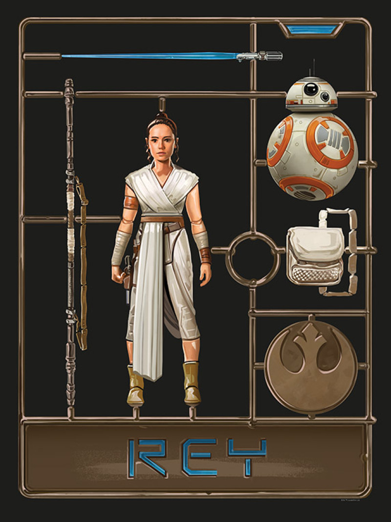 Star Wars Toy Rey - Thumbnail View 1