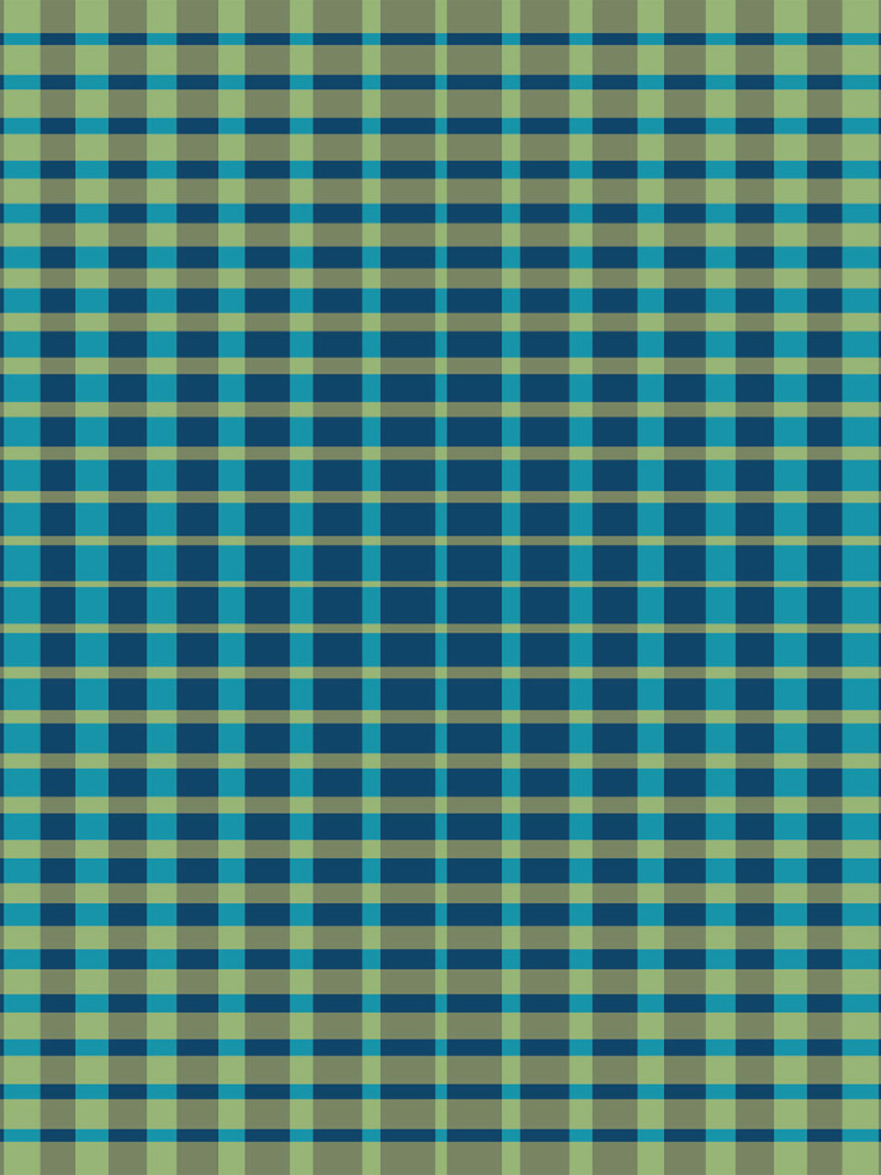 Chequered blue-turquise - Thumbnail View 1