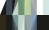 Gem Stone Rhombus black-green-bleu
