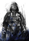 Star Wars Watercolor Vader - View 1