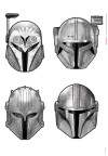 Star Wars The Mandalorian Helmets - View 1