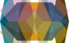 Gem Stone Diamond green-orange-mocca - View 1