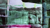 Grid Falling mint - View 1