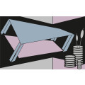 Perspective Table bleu-grey-rose - Thumbnail View 1