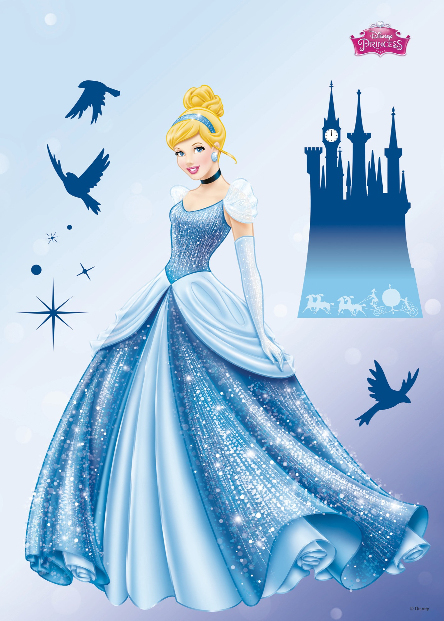 Adesivi murali Princess Dream della Komar®, Disney