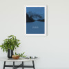 Word Lake In Motion Blue - View 1