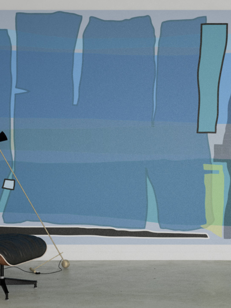 Composition 4 blue-petrol - View 1