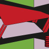 Perspective Table red-green-rose - Thumbnail View 1