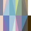 Gem Stone Rhombus apricot-blue-mocca - Thumbnail View 1