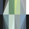 Gem Stone Rhombus black-green-bleu - Thumbnail View 1