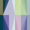 Gem Stone Rhombus bleu-rose-yellow - Thumbnail View 1
