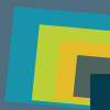 Blocking Oblique petrol-green - Thumbnail View 1