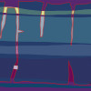 Composition 4 lila-petrol - Thumbnail View 1