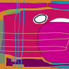 Composition 5 orange-pink - Thumbnail View 1