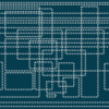 Mills Board Dashed ice-prussian - Thumbnail View 1
