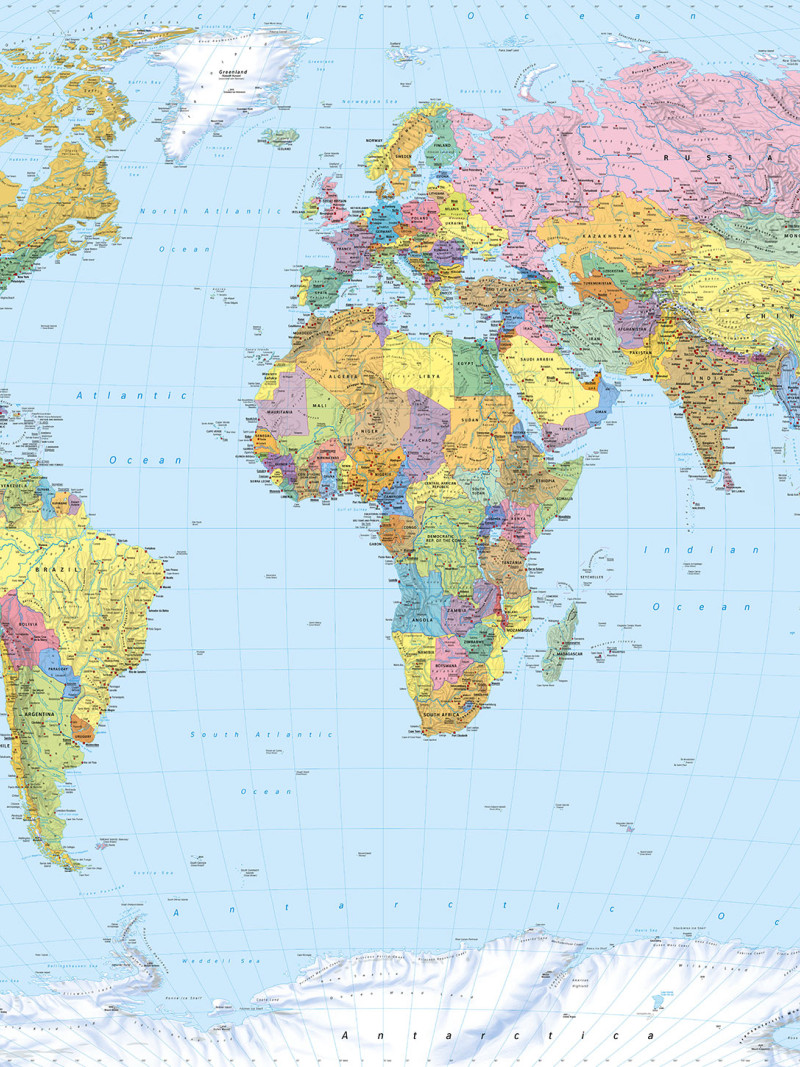 World Map - Thumbnail View 1