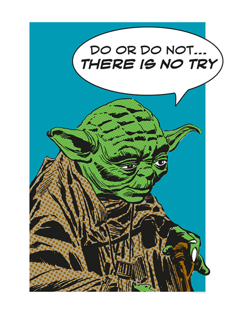 Star Wars Classic Comic Quote Yoda - Thumbnail View 1