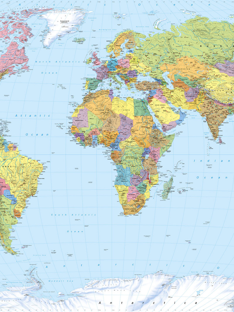 World Map - Thumbnail View 1