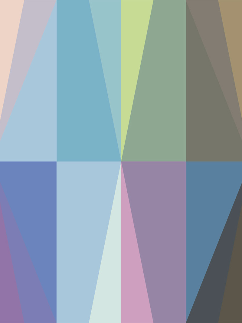 Gem Stone Rhombus apricot-blue-mocca - Thumbnail View 1