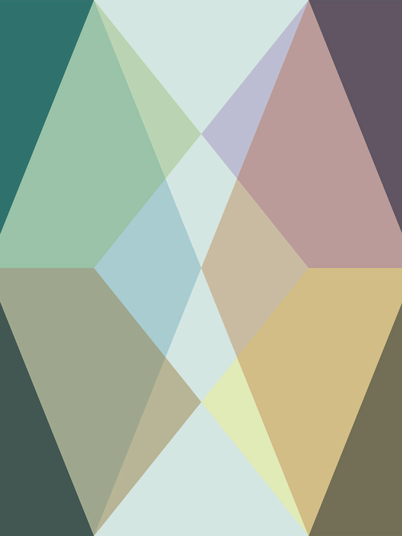 Gem Stone Kite green-brown-rose - Thumbnail View 1