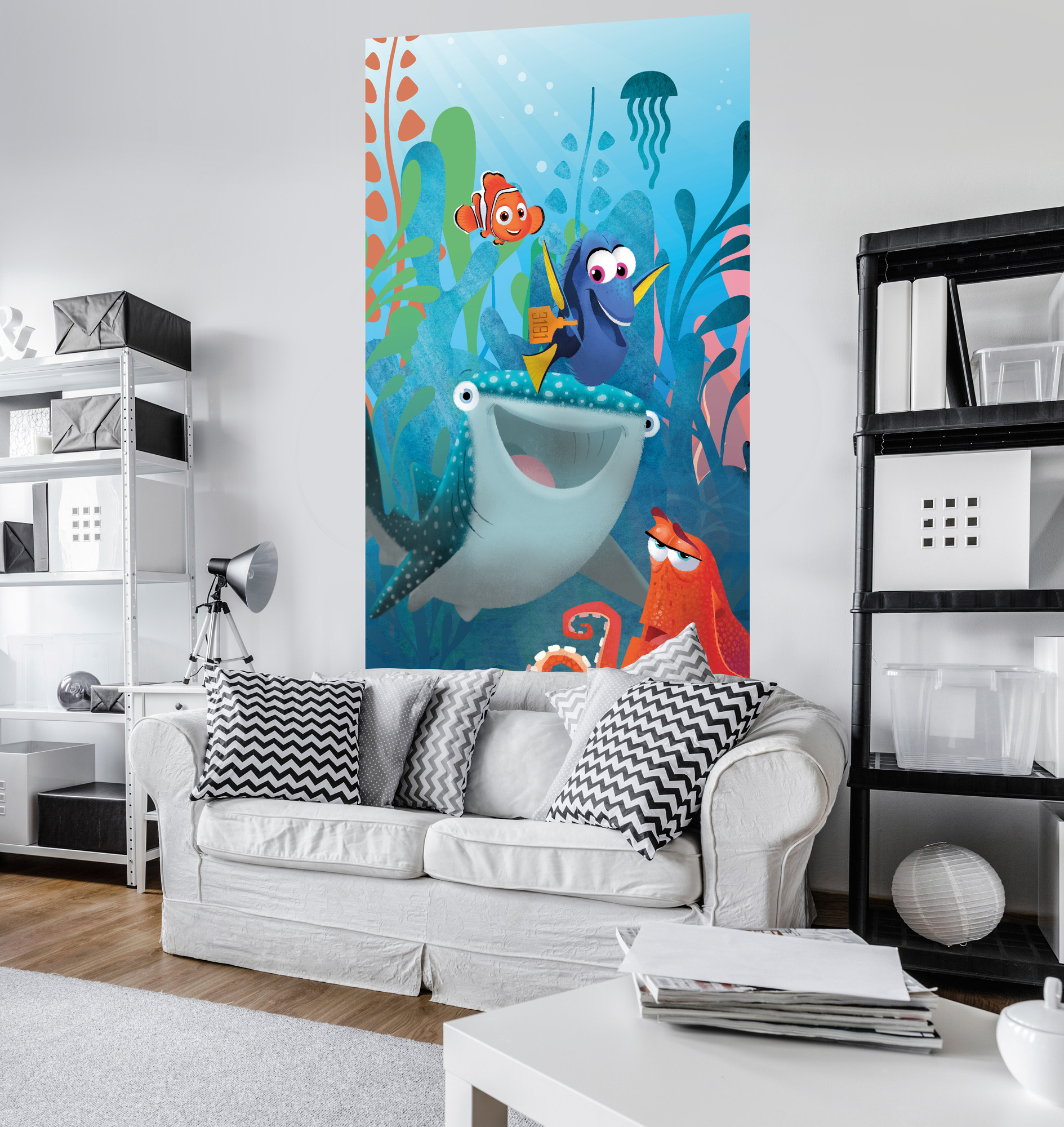 RoomMates Adesivi Da Parete In Vinile – Dory E Amici – Finding Dory – Multicolore, Rimovibili E Riutilizzabili