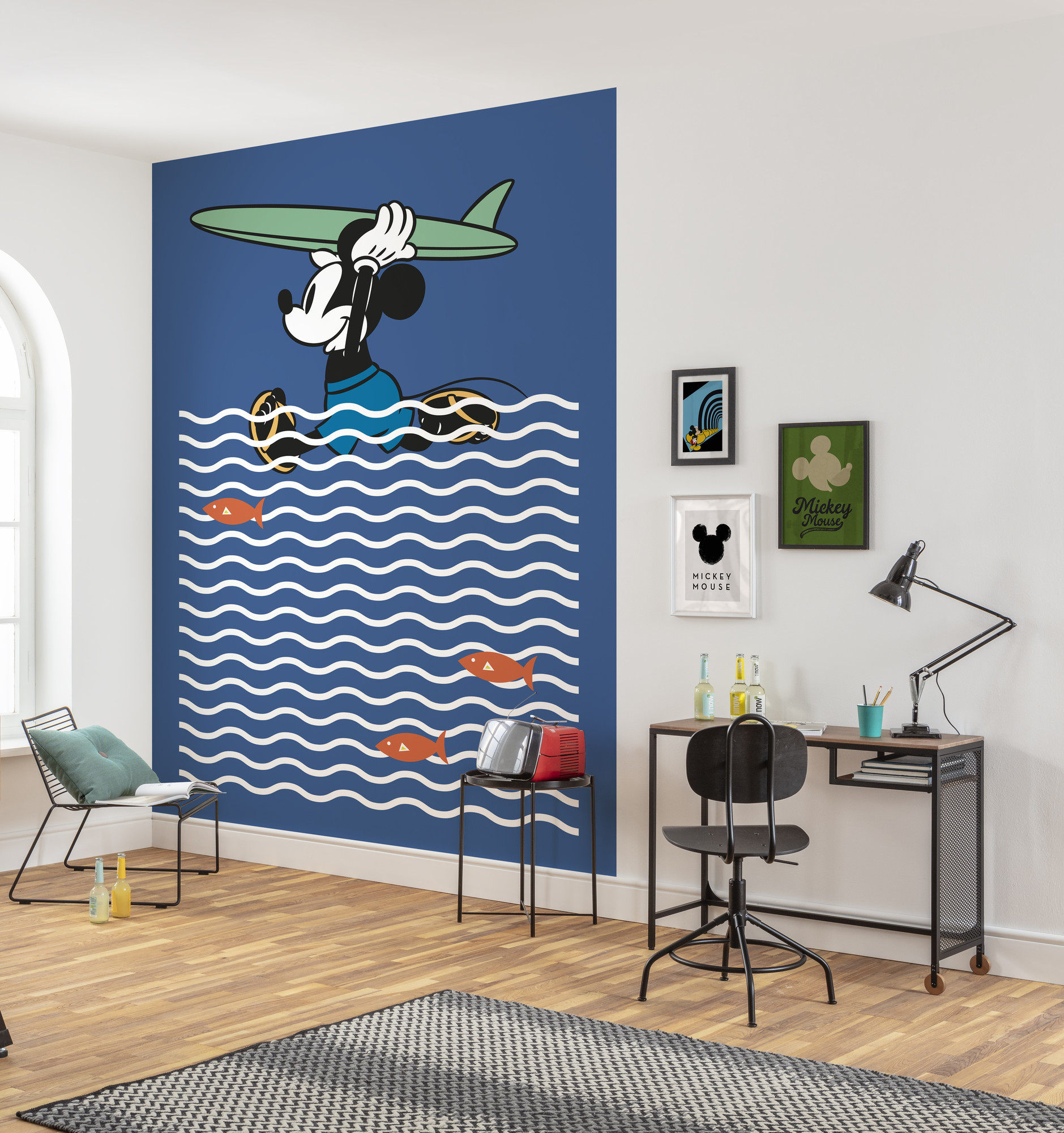 Mickey gone Surfin' - Iconic Disney Surfing | Komar®