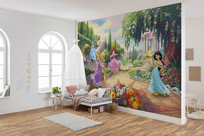 Papel pintado Disney princesas