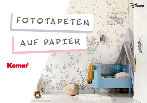 Komar Fototapeten auf Papier – Ideal für jedes Kinderzimmer