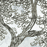 Árbol Ilustración Negro - View 1