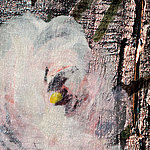 Pintura estilo acuarela Beige Marrón y Rosa - View 1