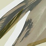 Olivgrüne, abstrakte Malerei