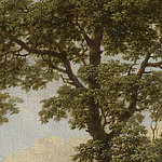 Gros plan sur un arbre vert de style vintage - View 1