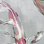 Detail of painted koi